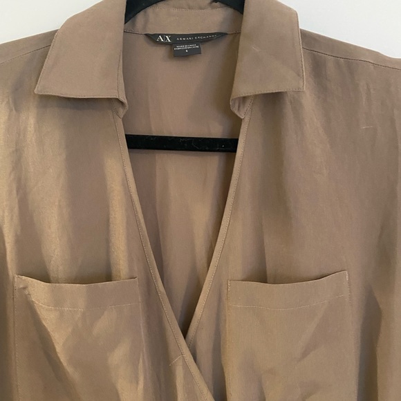 Armani Exchange A/X size 6 blouse top A Line Dress - Picture 3 of 16